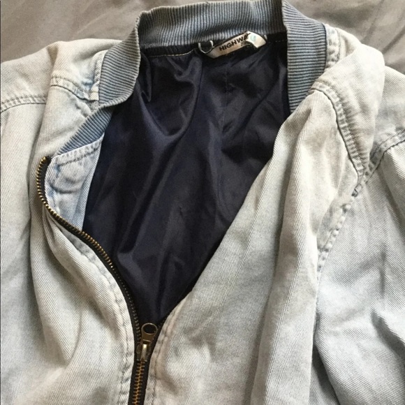 Denim bomber faded look - Picture 5 of 5
